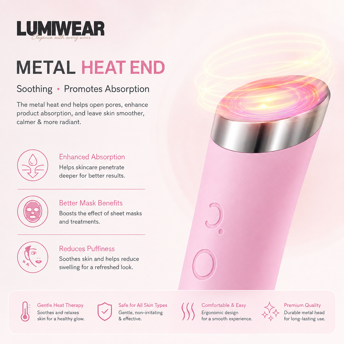LUMiWEAR™ Electric Face Cleansing Brush