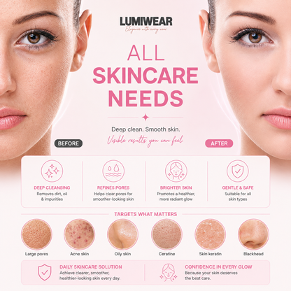 LUMiWEAR™ Electric Face Cleansing Brush
