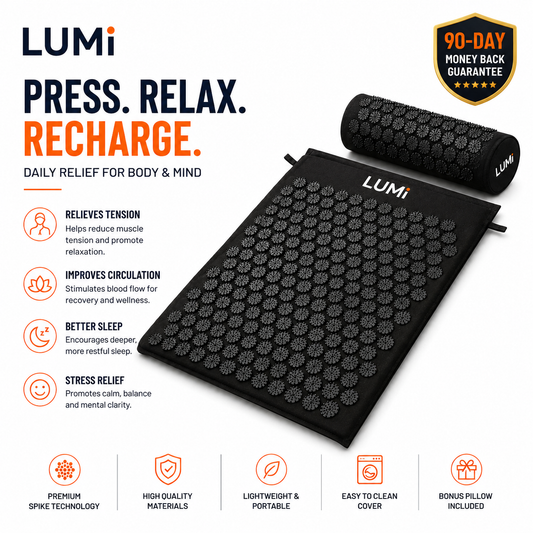 LUMi™ Stress Relief Acupressure Mat Set