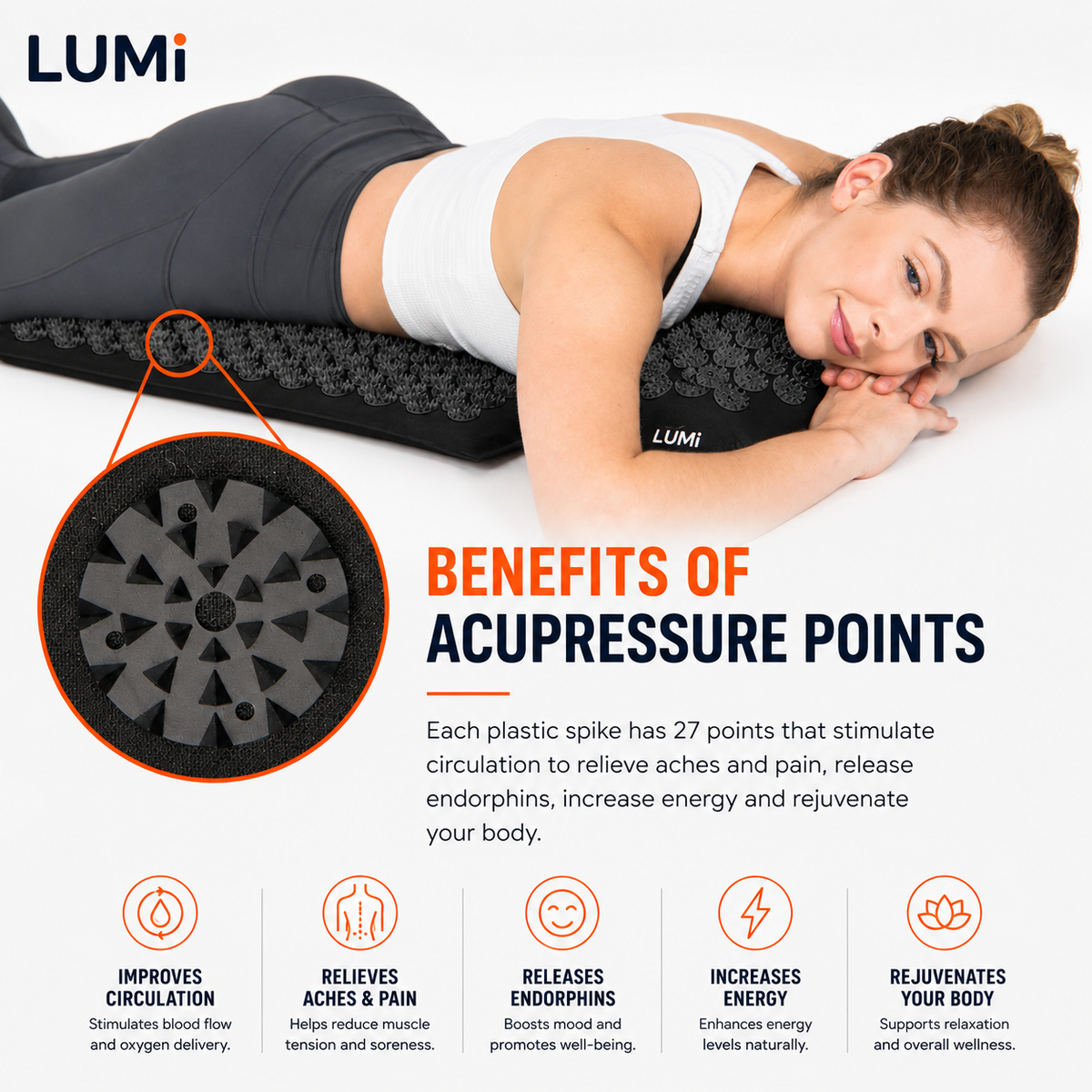 LUMi™ Stress Relief Acupressure Mat Set