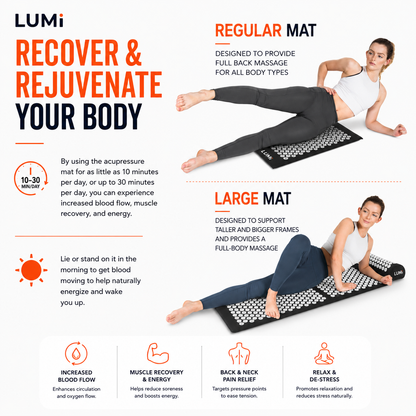 LUMi™ Stress Relief Acupressure Mat Set
