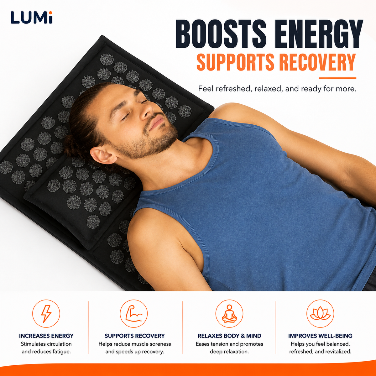 LUMi™ Stress Relief Acupressure Mat Set