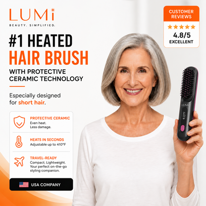 LUMi™ GoStyle Heated Hair Brush | 4-TEMP Setting