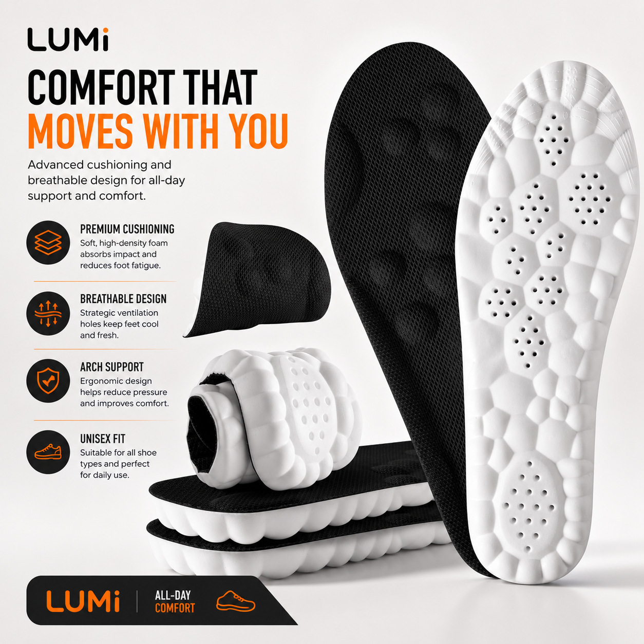 LUMi™ Cloud Massage Insoles