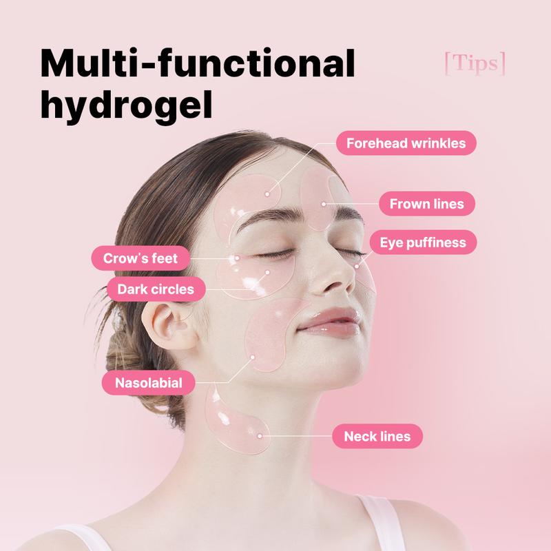 NatureSilk™ Peptide Pink Korean Hydrogel Eye Patches